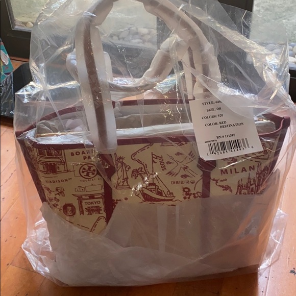 tory burch perry printed tote